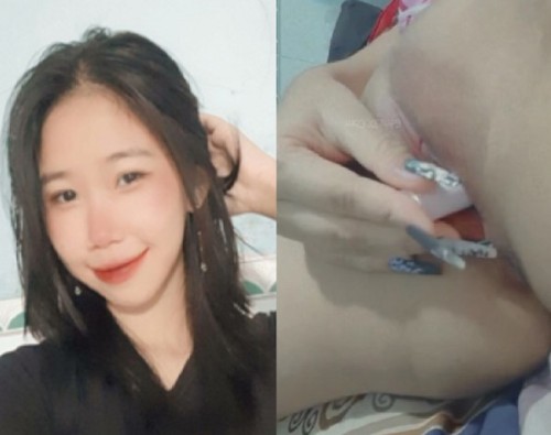 Clip sex Hân 2k6 tự sướng với đồ trang điểm cực nứng