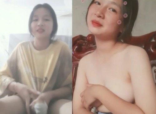 Em teen xinh gái call cho bạn trai xem ngực to tròn mới nhú